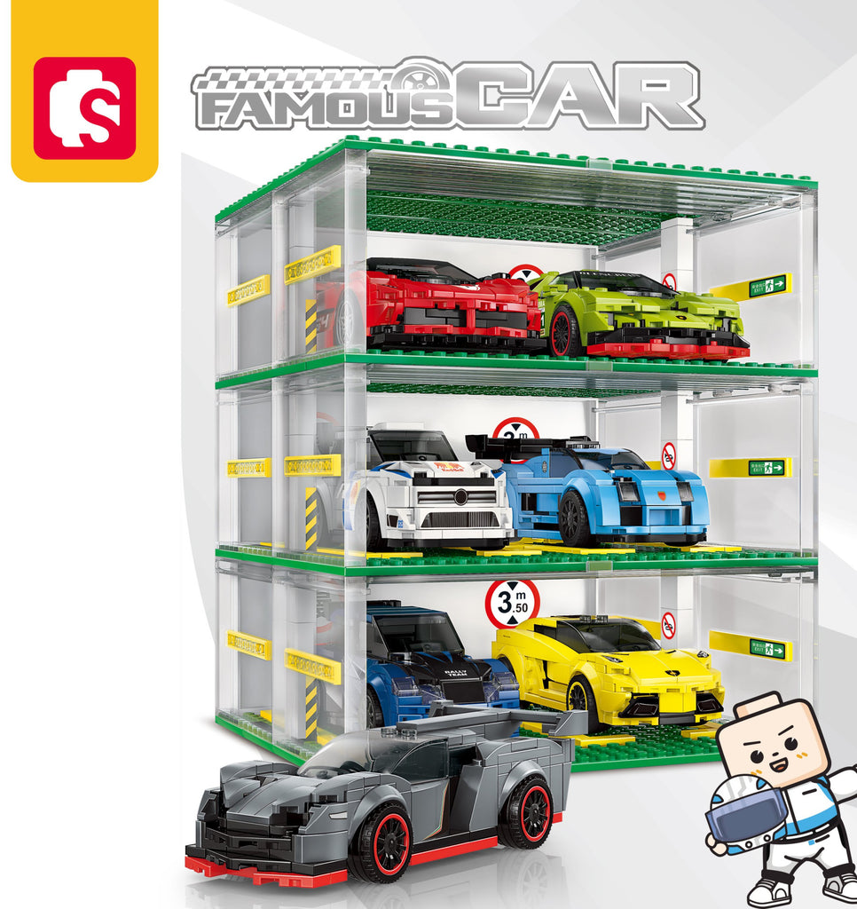 Sembo Famous Cars Car Garage