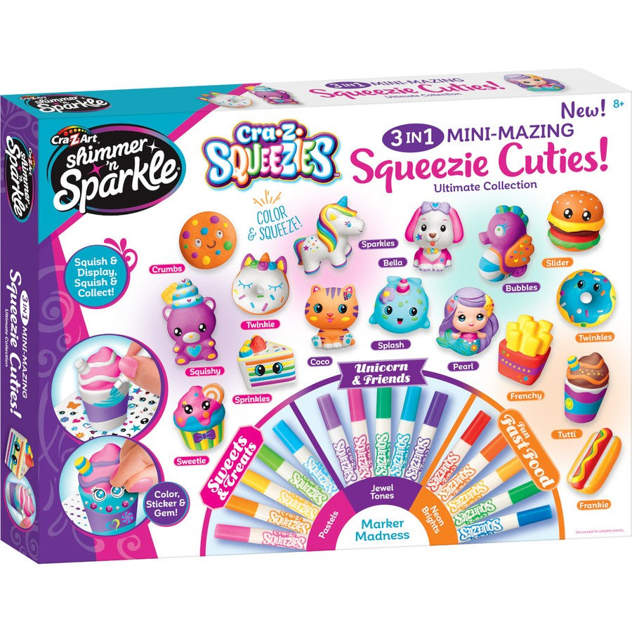 Shimmer & Sparkle 3-in-1 Mini-Mazing Squeezie Cuties