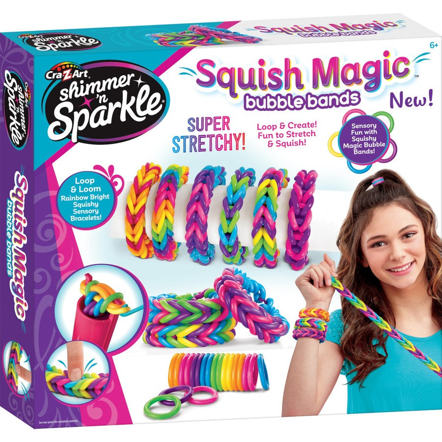 Shimmer & Sparkle Squish Magic Bubble Bands