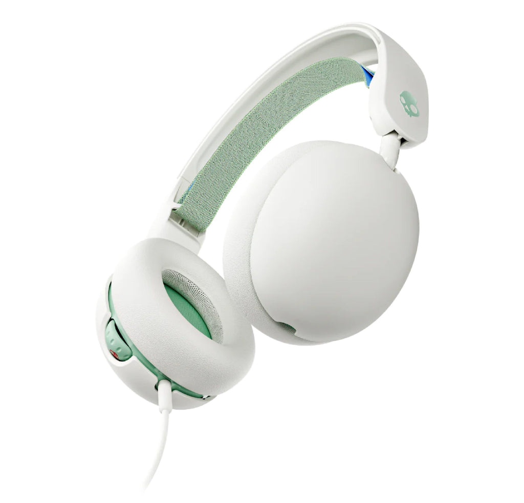 Skullcandy Grom Over-Ear Wired Headphones for Kids - Bone Seafoam