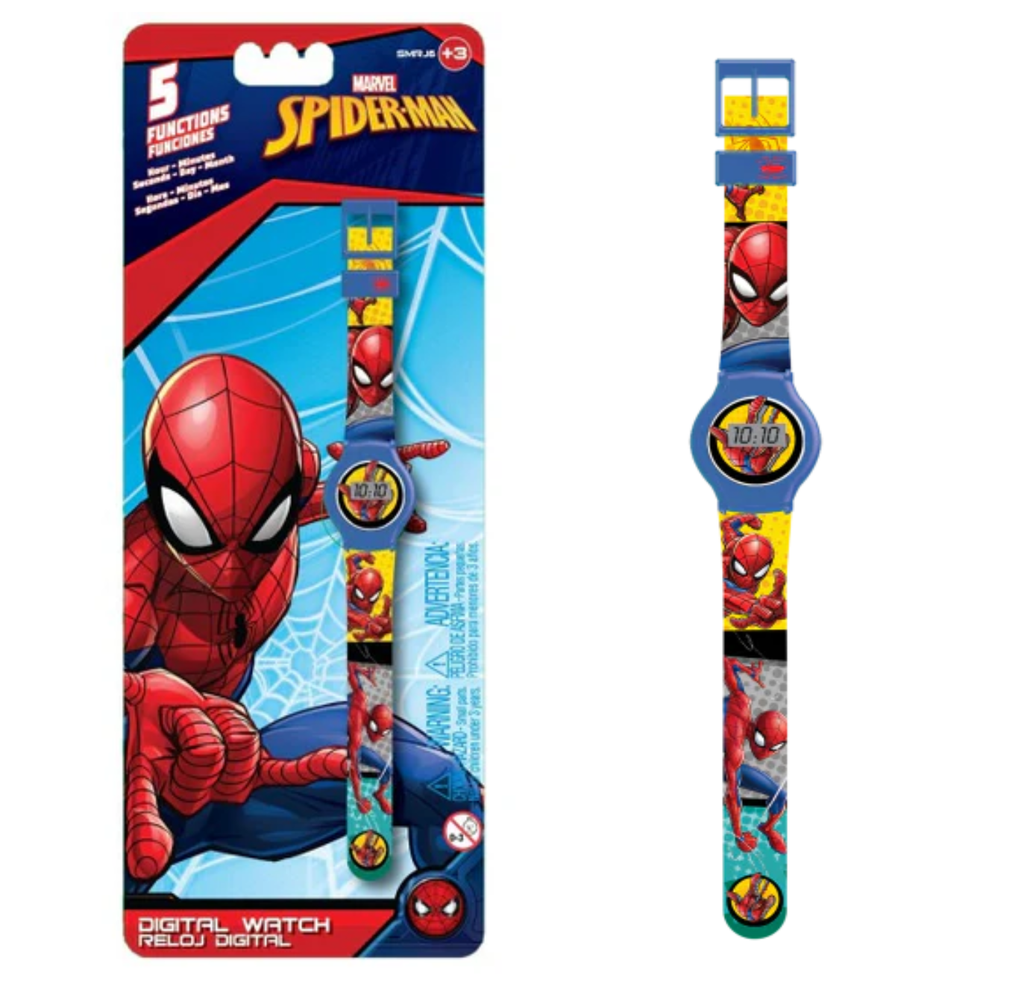Spider-Man 5 Function LCD Watch