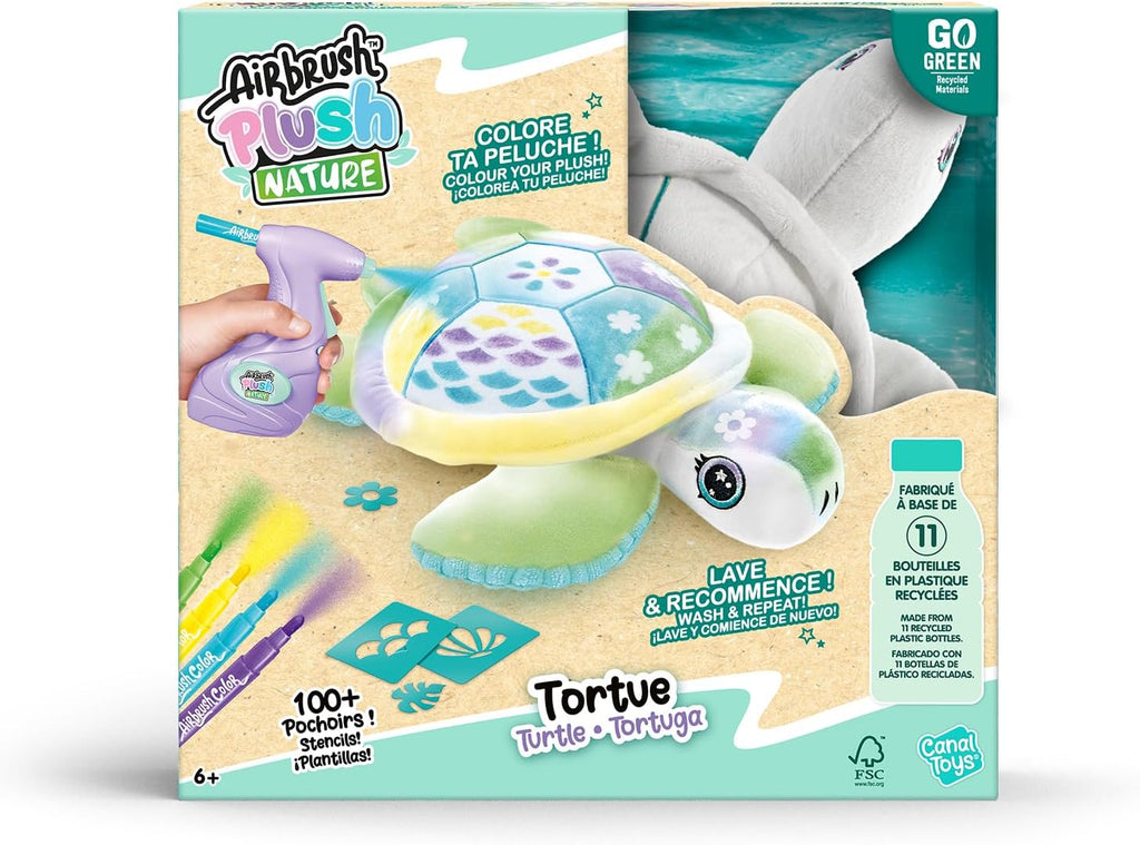 Style 4 Ever Airbrush Plush - Green Turtle