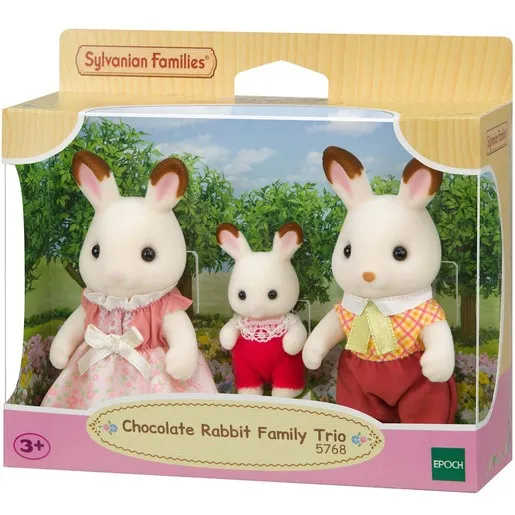 Sylvanian Families Chocolate Rabbit Trio