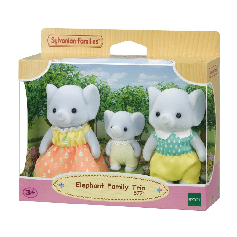 Sylvanian Families Elephant Family Trio