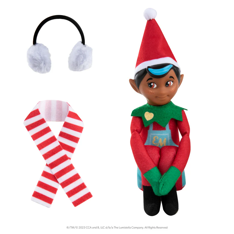 The Elf on the Shelf - Elf Mates - Chef with Scarf and Earmuffs Brown Eyes