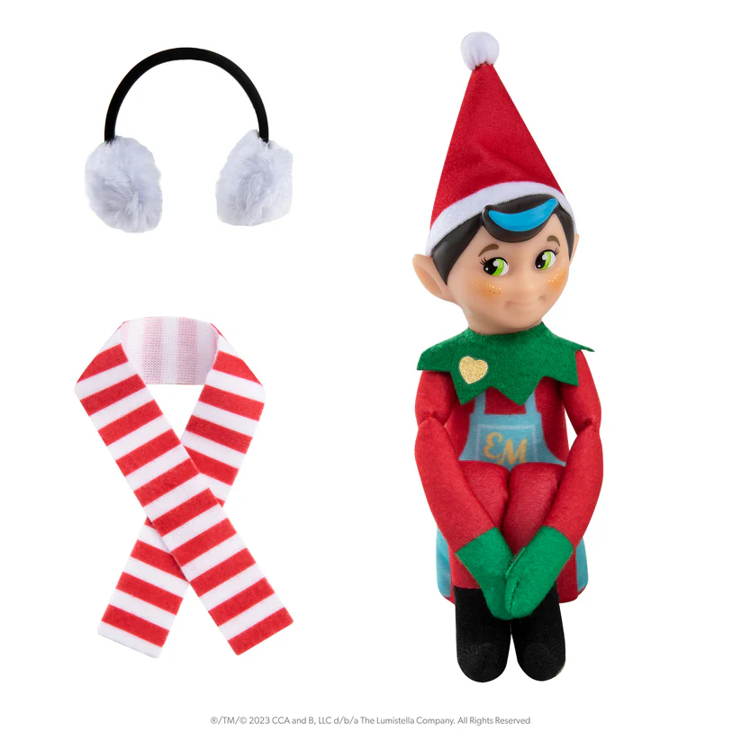 The Elf on the Shelf - Elf Mates - Chef with Scarf and Earmuffs Green Eyes