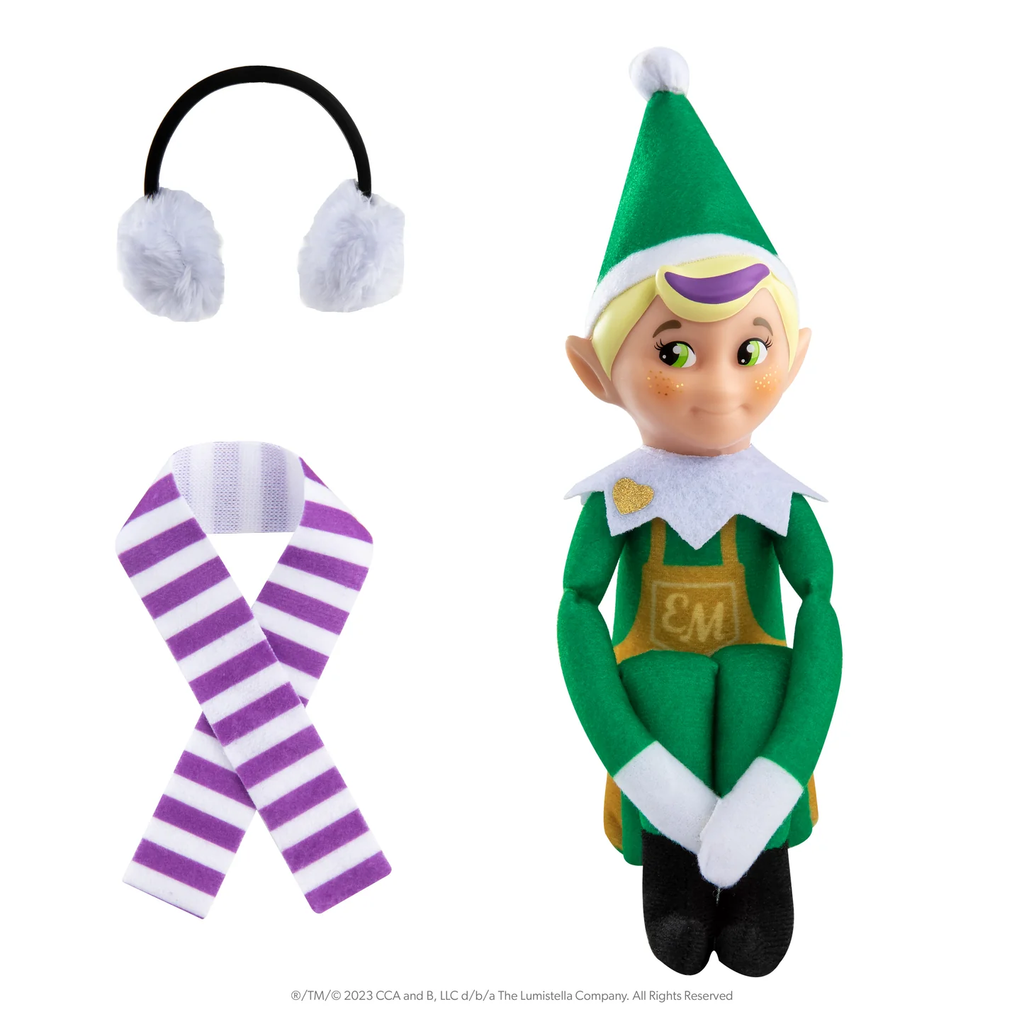 The Elf on the Shelf - Elf Mates - Toy Maker with Scarf & Earmuffs