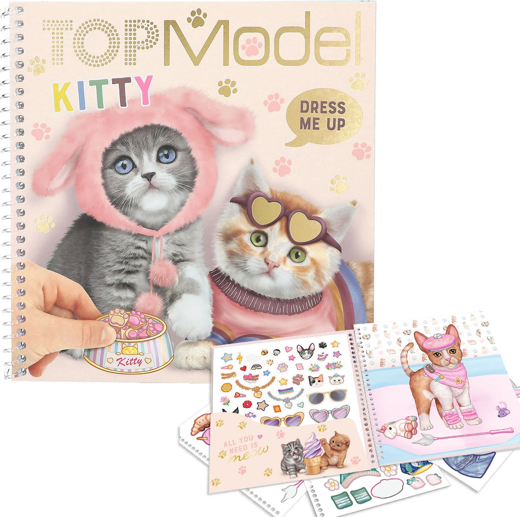 Top Model Kitty Dress Me Up Book Each