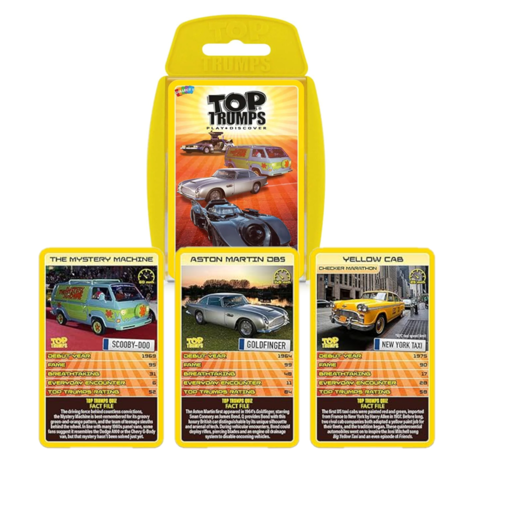 top gear top trumps Top Trumps Famous Cars – Pops Toys