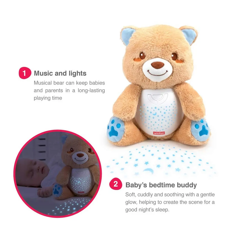 Winfun 2-in-1 Starry Lights Bear