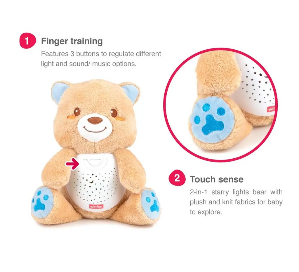 Winfun 2-in-1 Starry Lights Bear