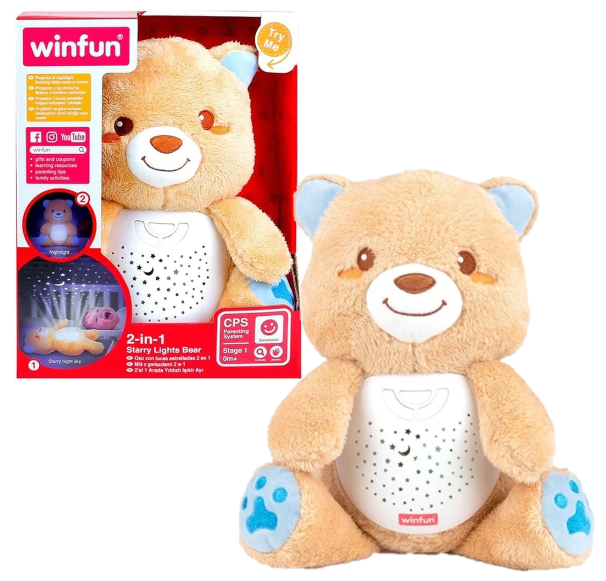 Winfun 2-in-1 Starry Lights Bear