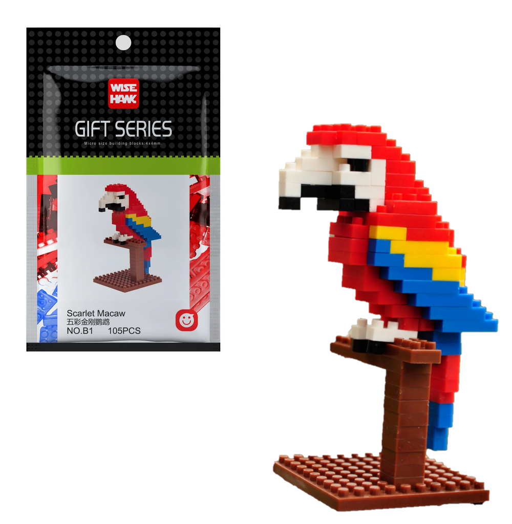 Wisehawk Scarlet Macaw