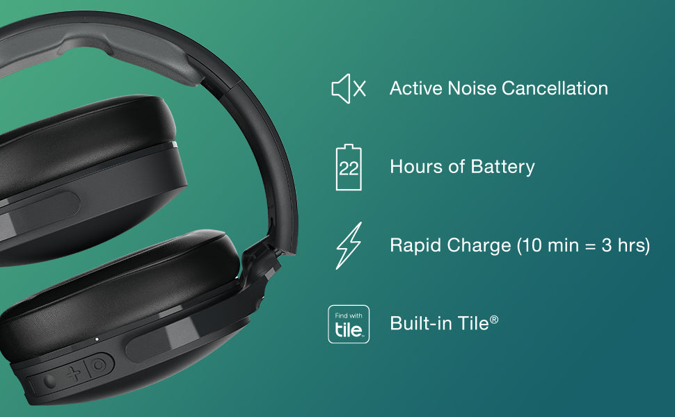 Skullcandy Hesh ANC Noise Canceling Wireless Over-Ear Headphones