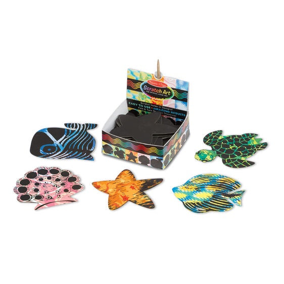 32041 Melissa & Doug Scratch Art Ocean Mini Notes