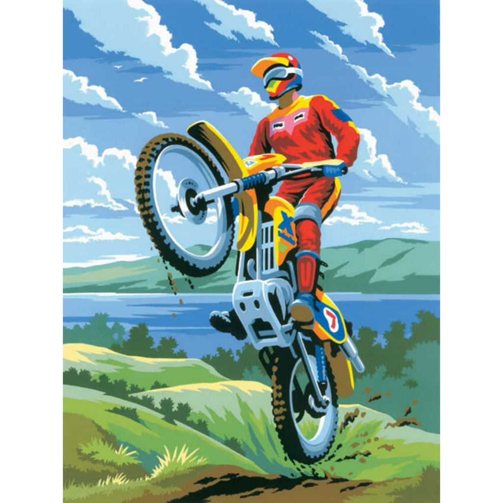 Paint By Numbers Junior - Small Motorcross