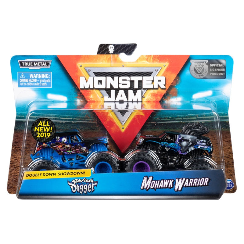 Monster Jam Monster Truck 1:64 Scale - 2 Pack Asst Each