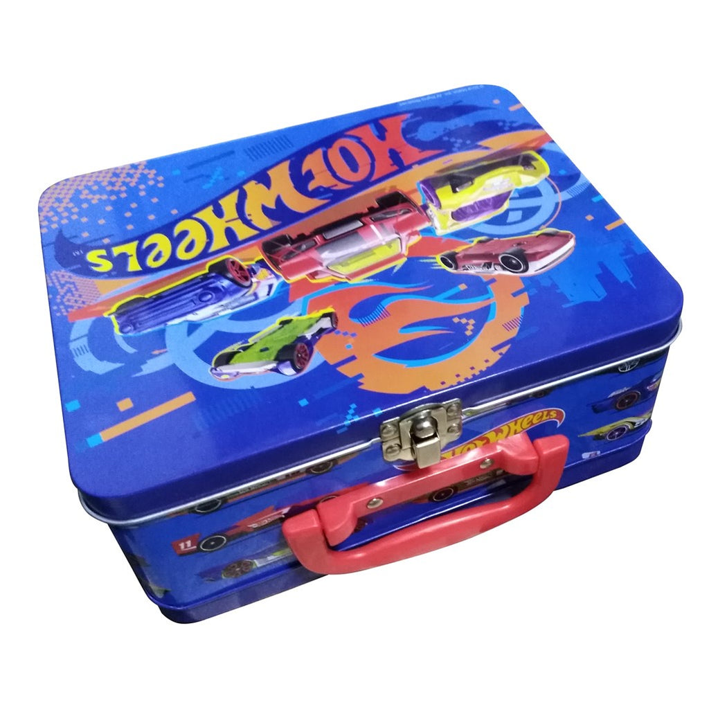 Hot Wheels Puzzle in Lunch Tin