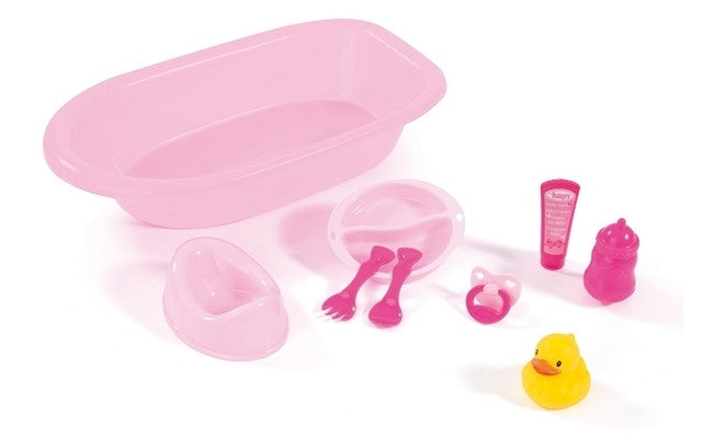 Bayer Doll's Bathtub Set with 8 Accessories