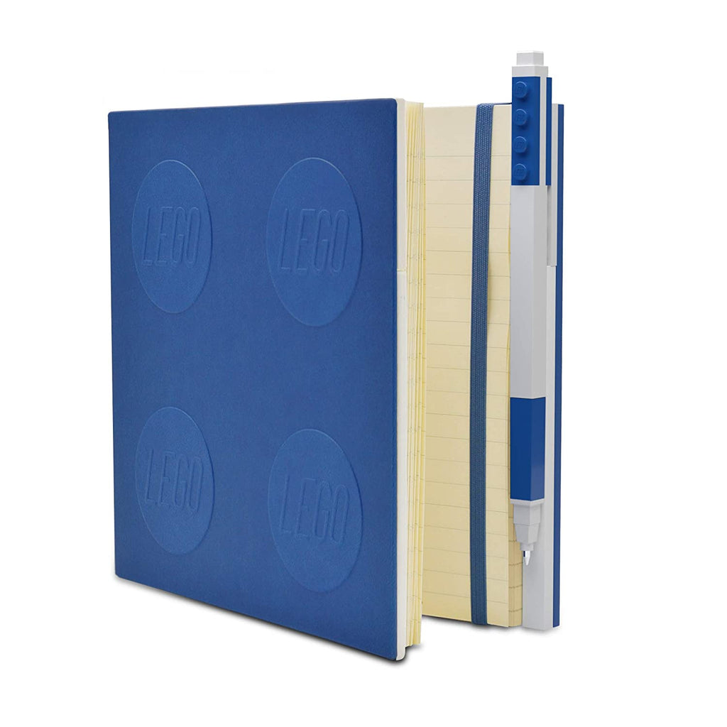 LEGO Locking Notebook with Gel Pen - Blue