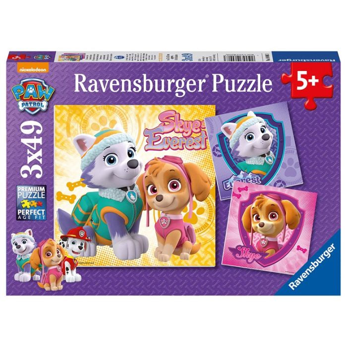 Ravensburger 3 x 49 Piece Puzzles -   Paw Patrol Glamour Girls