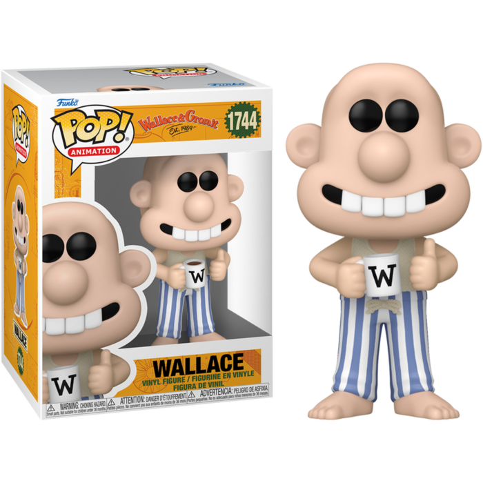 1744 Funko POP! Wallace & Gromit: Vengeance Most Fowl - Wallace in Pyjamas