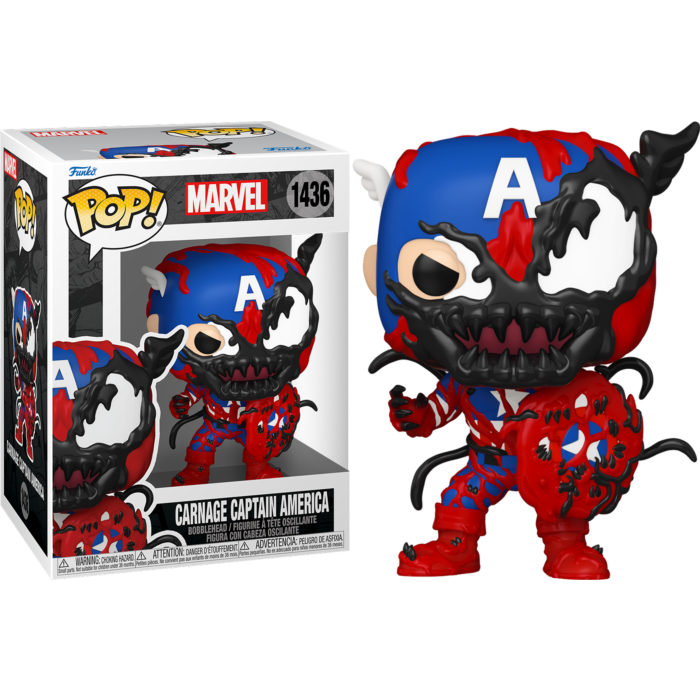 1436 Funko POP! Marvel - Carnage Captain America