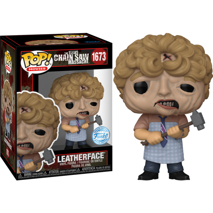 1673  Funko POP! The Texas Chainsaw Massacre - Leatherface with Hammer 50th Anniversary