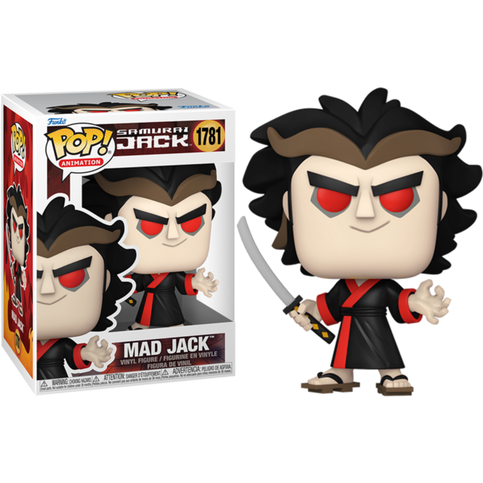 1781 FUNKO POP!:SAMURAI JACK-MAD JACK – Pops Toys