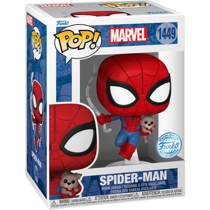 1449 Funko POP! Marvel - Spider-Man with Sandwich the Dog