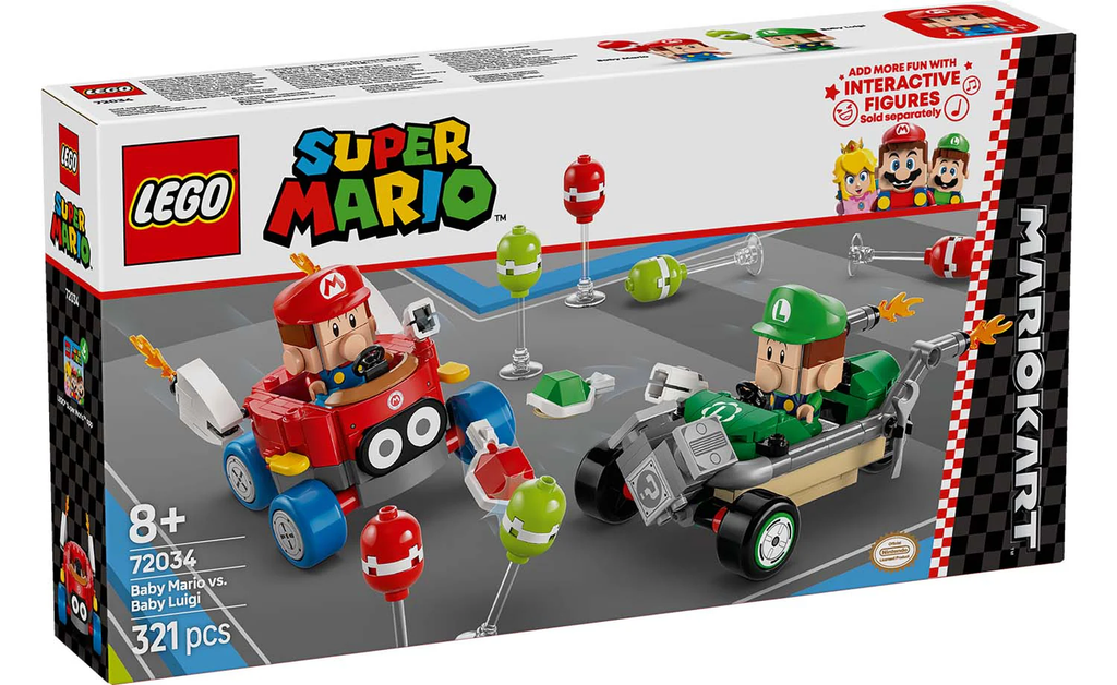 LEGO® Super Mario™ Mario Kart™ – Baby Mario vs. Baby Luigi