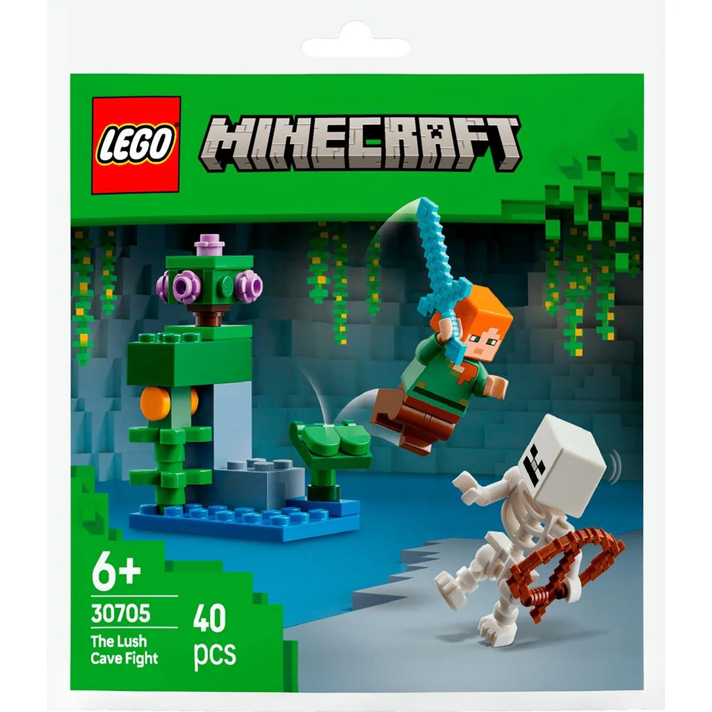 LEGO 30705 Minecraft The Lush Cave Fight Paper Polybag