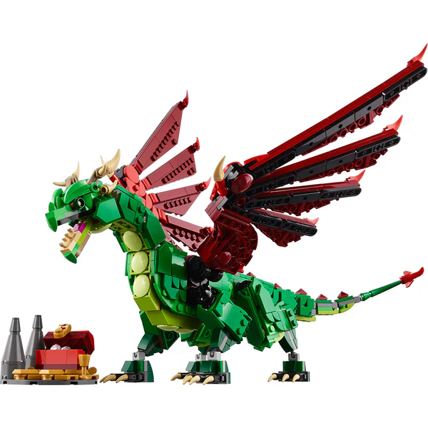 LEGO® Creator 3in1 Medieval Dragon Figure, Creative Toy 31161