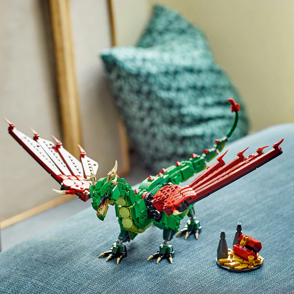 LEGO® Creator 3in1 Medieval Dragon Figure, Creative Toy 31161