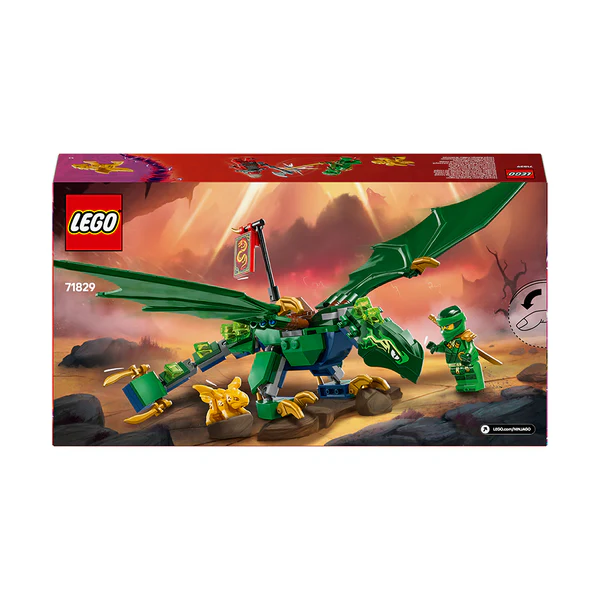 LEGO® NINJAGO® Lloyd’s Green Forest Dragon Toy for Kids 71829