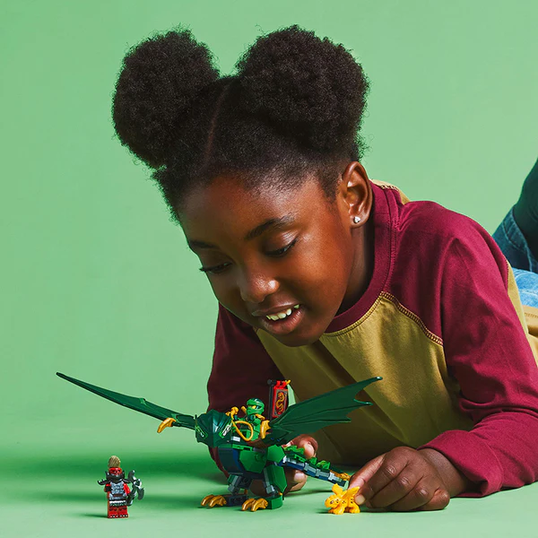 LEGO® NINJAGO® Lloyd’s Green Forest Dragon Toy for Kids 71829