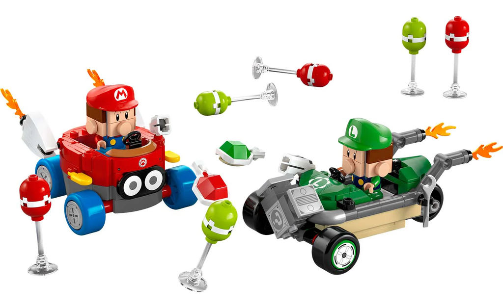 LEGO® Super Mario™ Mario Kart™ – Baby Mario vs. Baby Luigi