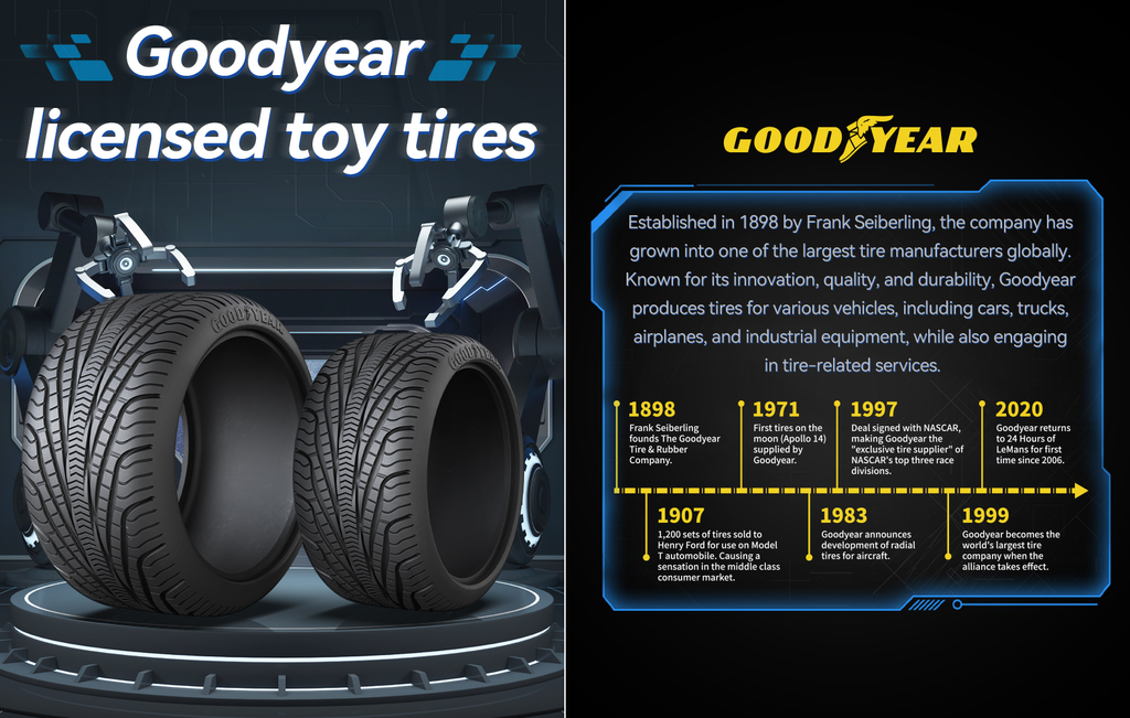 CADA 1/10 GOODYEAR TYRES (4PCS)