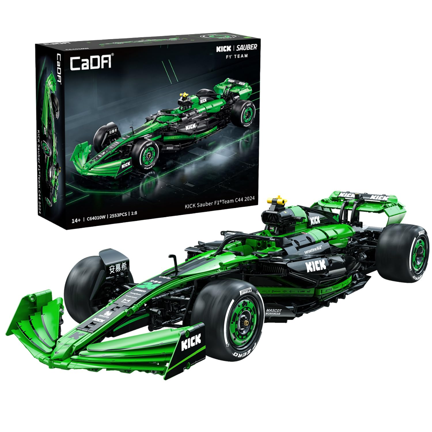 の*ん様 SOS F1-ND (Survival On ) CADA 1/8 KICK SAUBER F1 TEAM C44 (2553PCS) - 70CM LONG – Pops Toys