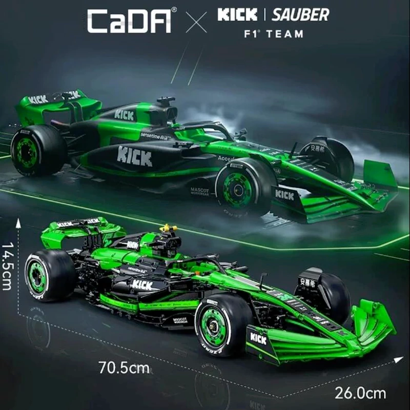 CADA 1/8 KICK SAUBER F1 TEAM C44 (2553PCS) - 70CM LONG