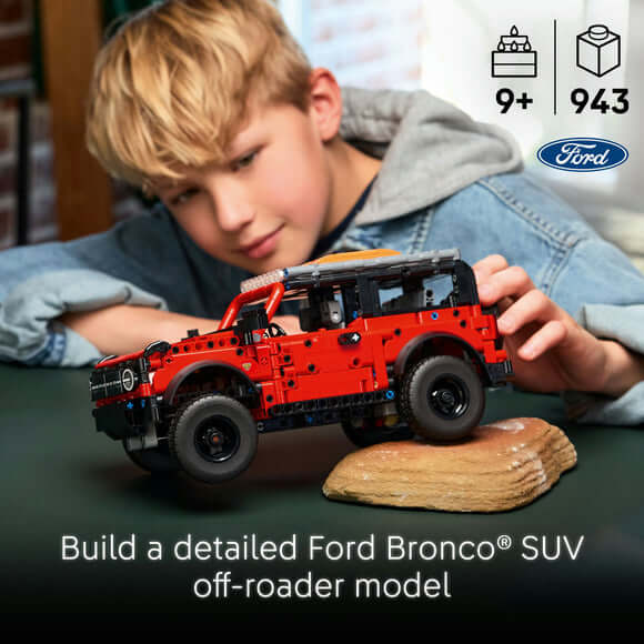 LEGO® Technic™ Ford Bronco® SUV Model Car Kit STEM Building Set 42213