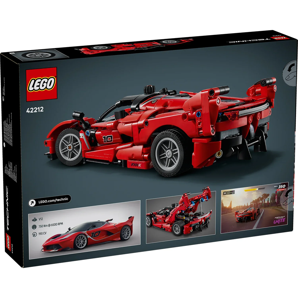 LEGO® Technic™ Ferrari FXX K Model Car Kit STEM Building Toy 42212
