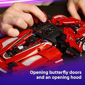 LEGO® Technic™ Ferrari FXX K Model Car Kit STEM Building Toy 42212