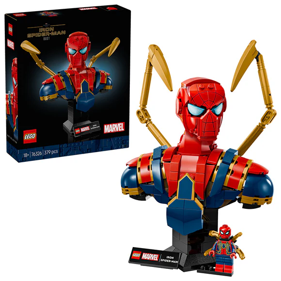 LEGO® ǀ Marvel Iron Spider-Man Bust Collectible Adult Building Set 76326