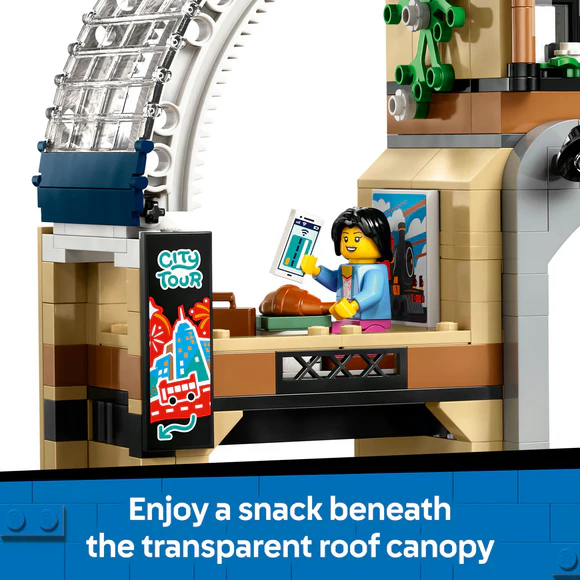 LEGO® City Central Train Station Set for Fans of Construction Toys 60469