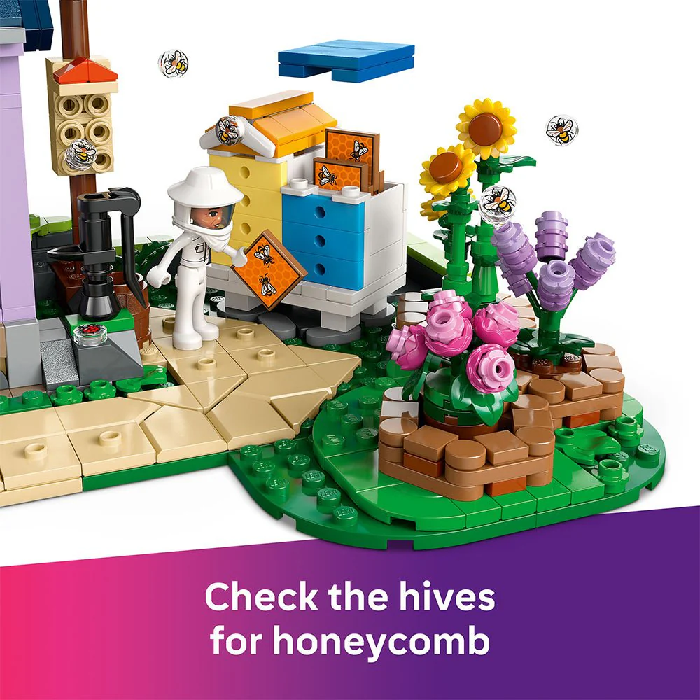LEGO® Friends Beekeepers’ House and Flower Garden Building Kit 42669