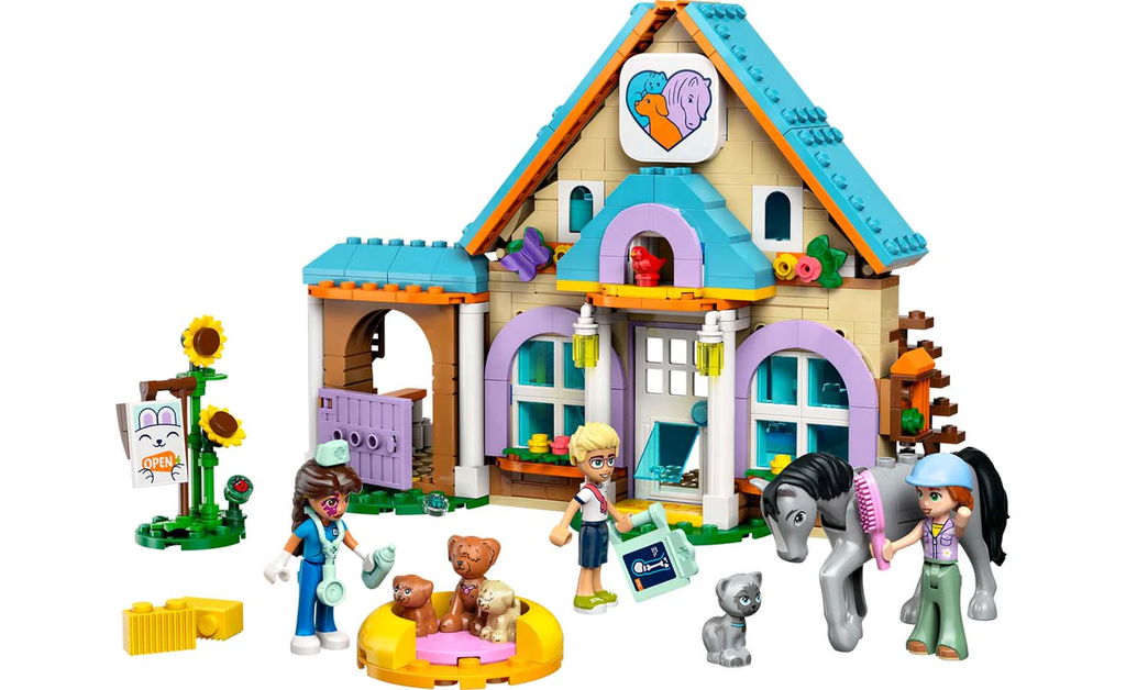 LEGO® Friends Horse and Pet Vet Clinic Pretend-Play Toy 42651