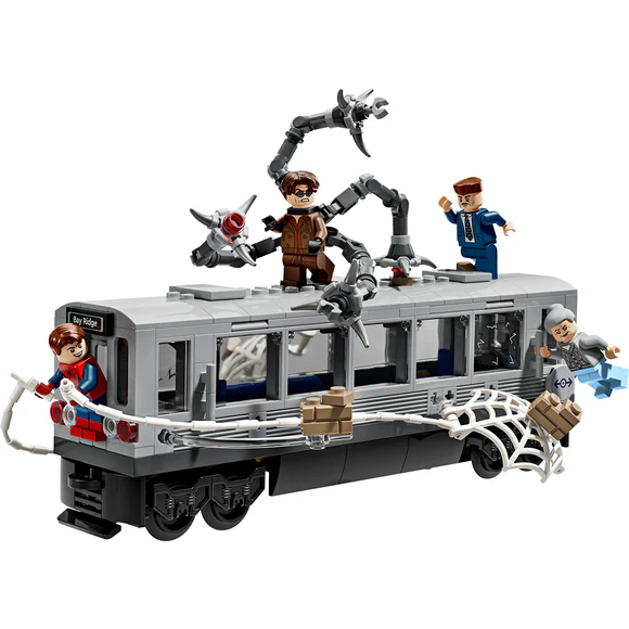 LEGO® Marvel Spider-Man vs. Doc Ock Subway Train Scene Building Toy 76321