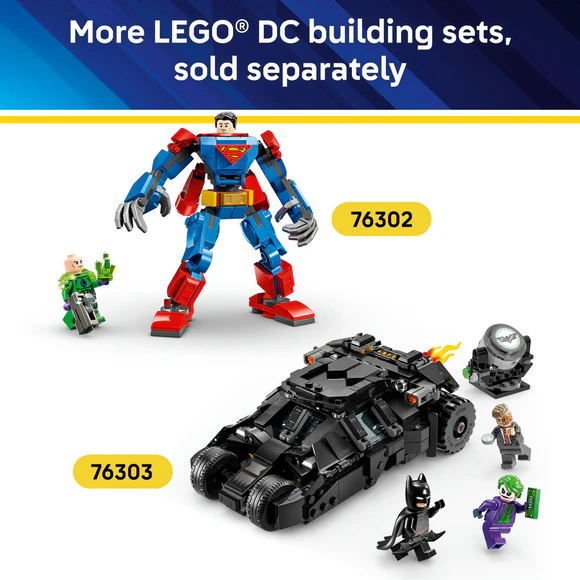 LEGO® DC Batman™: Batman Forever™ Batmobile™ Super Hero™ Toy for Kids 76304
