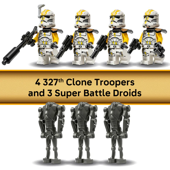 LEGO® Star Wars™ 327th Star Corps Clone Troopers™ Battle Pack, Gift Set 75431